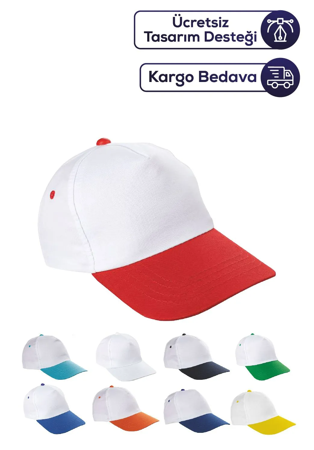13390 Polyester Şapka