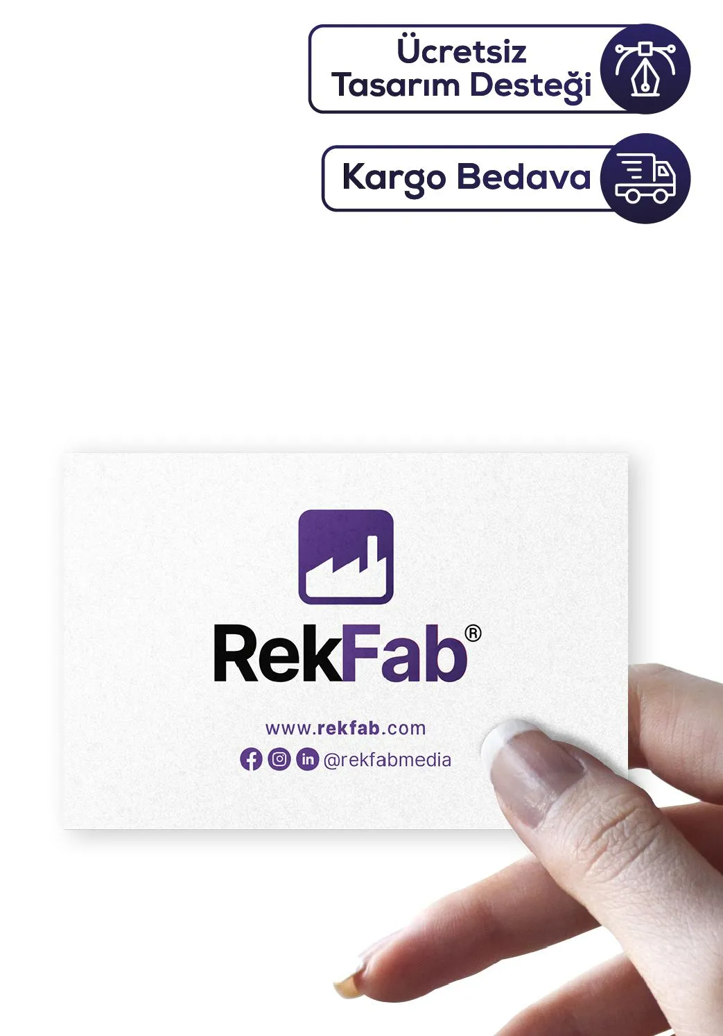 Kartvizit Ebatı Sticker