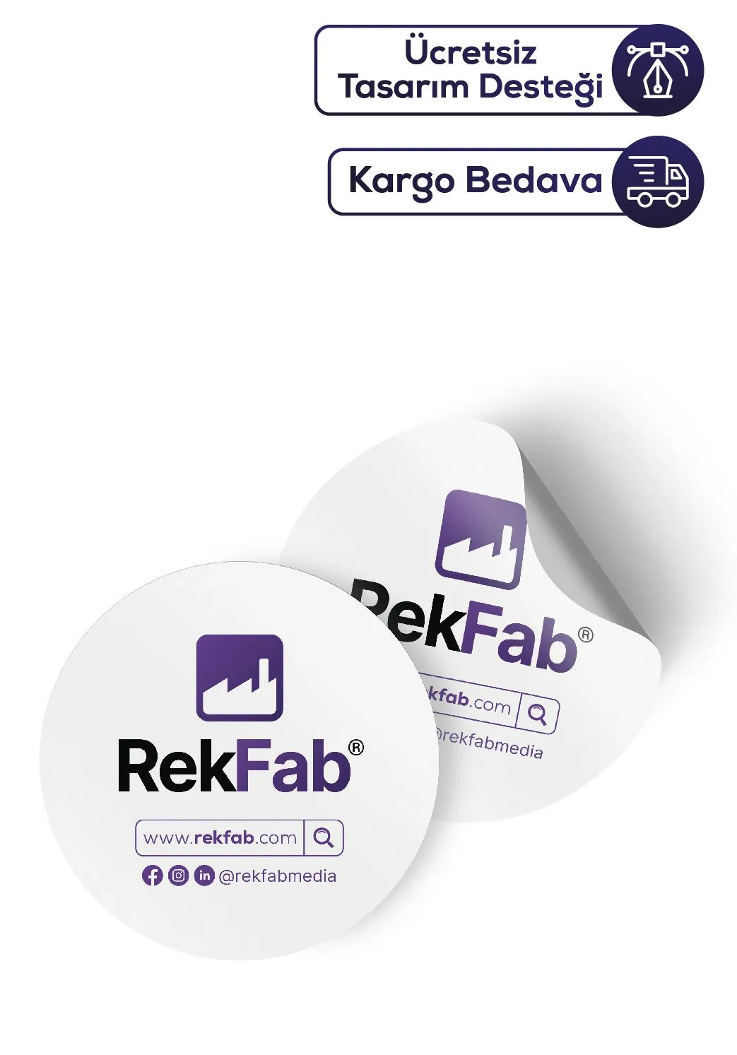 Oval Sticker